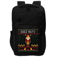 Deez Nuts Nutcracker Ugly Christmas Sweater Impact Tech Backpack