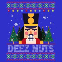 Deez Nuts Nutcracker Funny Ugly Christmas Nut Xmas Meaningful Gift Button