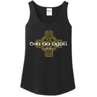 Dun Na Ngall Donegal Ireland Vintage Celtic Cross Ladies Essential Tank