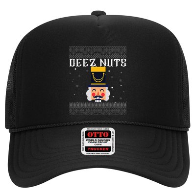 Deez Nuts Nutcracker Ugly Christmas Sweater Trucker Hat