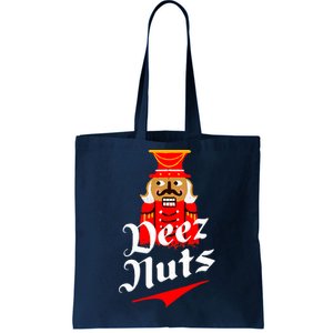 Deez Nuts Nutcracker Shirt Funny Ugly Christmas Xmas Tote Bag