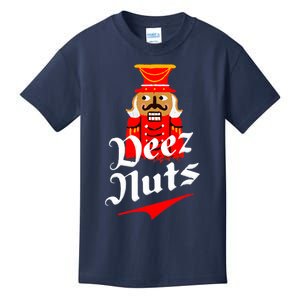 Deez Nuts Nutcracker Shirt Funny Ugly Christmas Xmas Kids T-Shirt