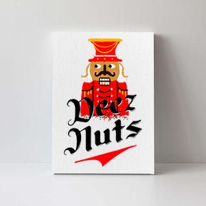 Deez Nuts Nutcracker Shirt Funny Ugly Christmas Xmas Canvas