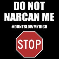 Do Not Narcan Me Dont Blow My High Stop Cropped Pullover Crew