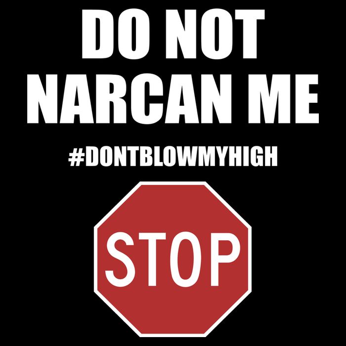 Do Not Narcan Me Dont Blow My High Stop Cropped Pullover Crew