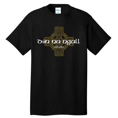 Dun Na Ngall Donegal Ireland Vintage Celtic Cross Tall T-Shirt