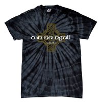 Dun Na Ngall Donegal Ireland Vintage Celtic Cross Tie-Dye T-Shirt