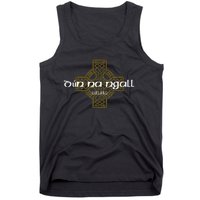 Dun Na Ngall Donegal Ireland Vintage Celtic Cross Tank Top