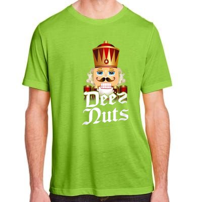 Deez Nuts Nutcracker Nut Funny Xmas Christmas Pajama Family Adult ChromaSoft Performance T-Shirt