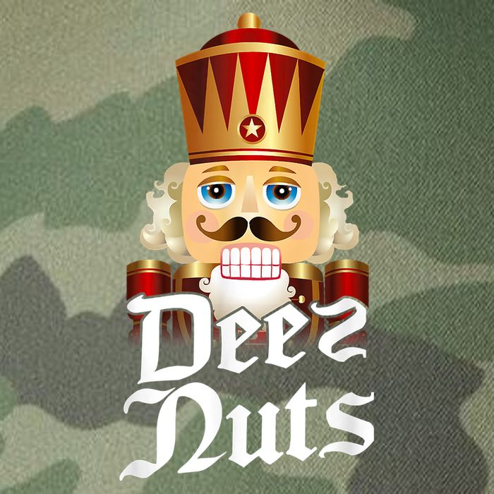Deez Nuts Nutcracker Nut Funny Xmas Christmas Pajama Family Legacy Tie Dye Trucker Hat