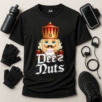 Deez Nuts Nutcracker Nut Funny Xmas Christmas Pajama Family Performance Shirt