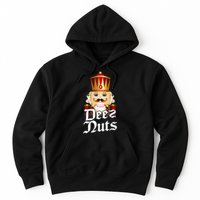 Deez Nuts Nutcracker Nut Funny Xmas Christmas Pajama Family Hoodie