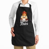 Deez Nuts Nutcracker Nut Funny Xmas Christmas Pajama Family Apron