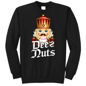 Deez Nuts Nutcracker Nut Funny Xmas Christmas Pajama Family Sweatshirt