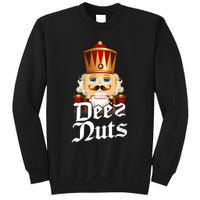 Deez Nuts Nutcracker Nut Funny Xmas Christmas Pajama Family Sweatshirt