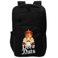 Deez Nuts Nutcracker Nut Funny Xmas Christmas Pajama Family Impact Tech Backpack