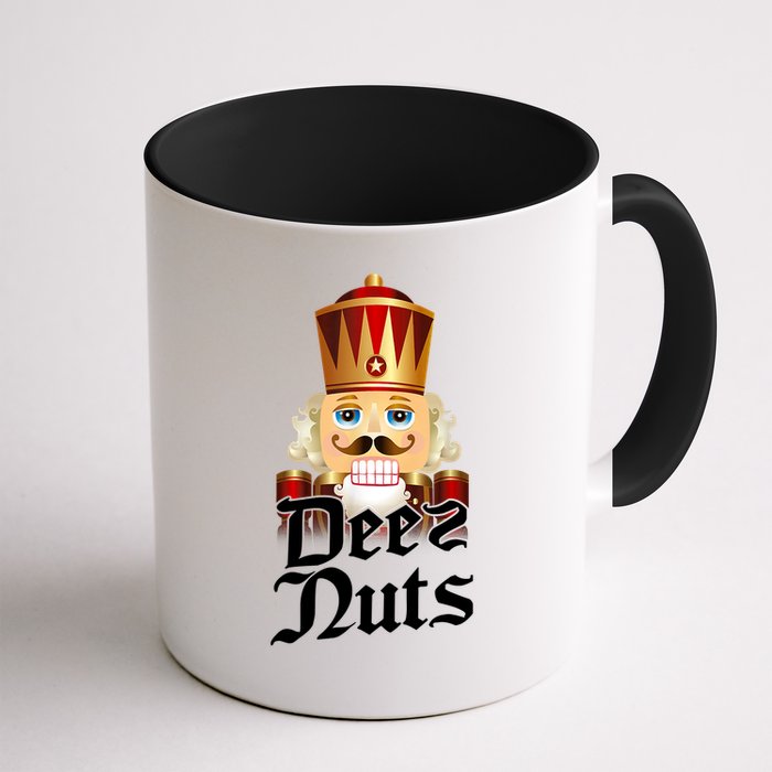 Deez Nuts Nutcracker Nut Funny Xmas Christmas Pajama Family Mug