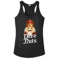 Deez Nuts Nutcracker Nut Funny Xmas Christmas Pajama Family Ladies PosiCharge Competitor Racerback Tank