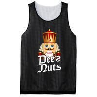 Deez Nuts Nutcracker Nut Funny Xmas Christmas Pajama Family Mesh Reversible Basketball Jersey Tank