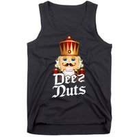 Deez Nuts Nutcracker Nut Funny Xmas Christmas Pajama Family Tank Top