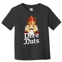 Deez Nuts Nutcracker Nut Funny Xmas Christmas Pajama Family Toddler T-Shirt