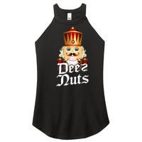 Deez Nuts Nutcracker Nut Funny Xmas Christmas Pajama Family Women's Perfect Tri Rocker Tank