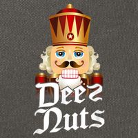 Deez Nuts Nutcracker Nut Funny Xmas Christmas Pajama Family Cotton Canvas Backpack
