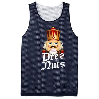 Deez Nuts Nutcracker Nut Funny Xmas Christmas Pajama Family Mesh Reversible Basketball Jersey Tank