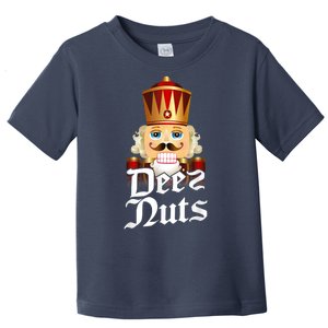 Deez Nuts Nutcracker Nut Funny Xmas Christmas Pajama Family Toddler T-Shirt