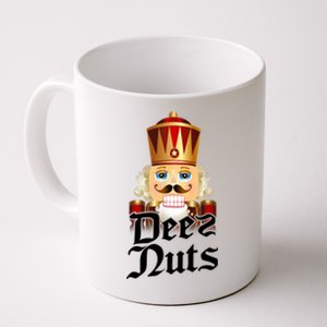 Deez Nuts Nutcracker Nut Funny Xmas Christmas Pajama Family Coffee Mug