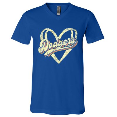 Dodgers Namefirst Name V-Neck T-Shirt