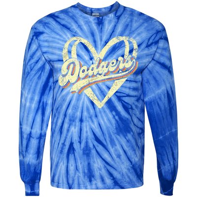 Dodgers Namefirst Name Tie-Dye Long Sleeve Shirt