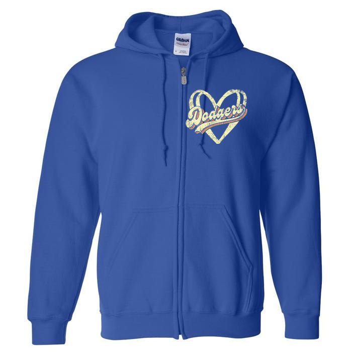 Dodgers Namefirst Name Full Zip Hoodie