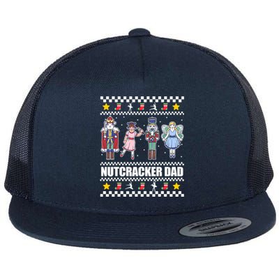 Deez Nuts Nutcracker Ugly Christmas Funny Meme Gift Flat Bill Trucker Hat