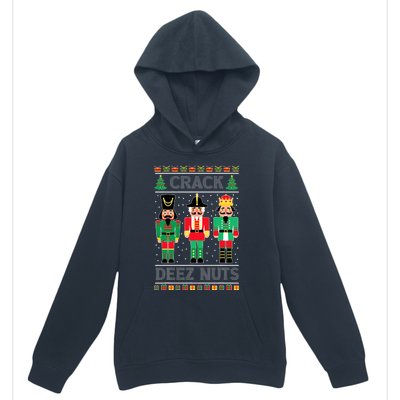 Deez Nuts Nutcracker Funny Ugly Christmas Sweater Xmas Urban Pullover Hoodie