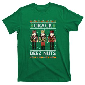 Deez Nuts Nutcracker Nut Women Funny Christmas Pjs T-Shirt