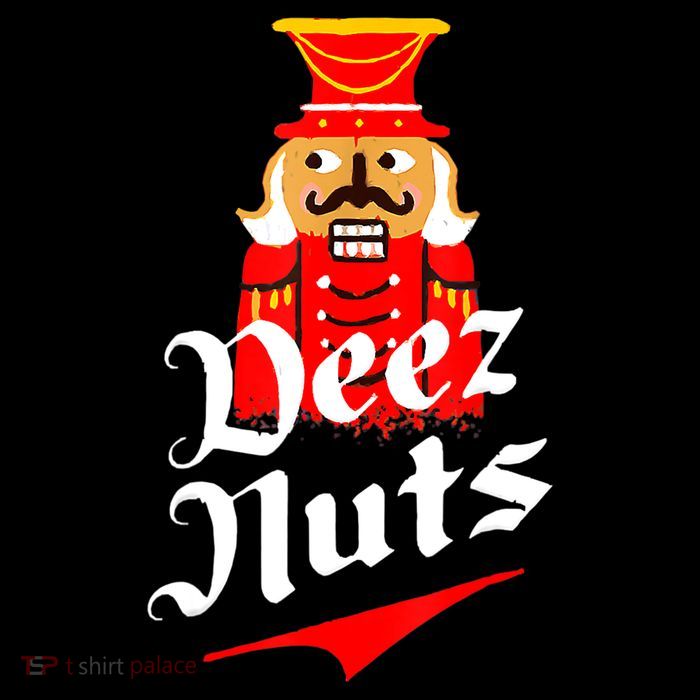 Deez Nuts Nutcracker Shirt Funny Ugly Christmas Sweater High Crown Mesh Back Trucker Hat