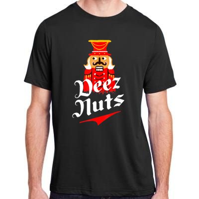 Deez Nuts Nutcracker Shirt Funny Ugly Christmas Sweater Adult ChromaSoft Performance T-Shirt