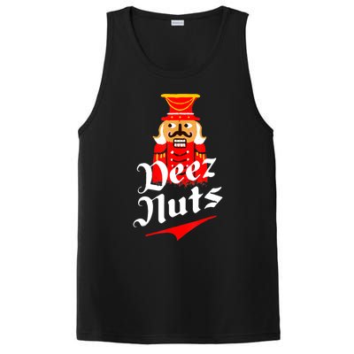 Deez Nuts Nutcracker Shirt Funny Ugly Christmas Sweater PosiCharge Competitor Tank