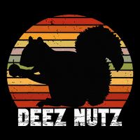 Deez Nutz Nutcracker Squirrel Gopher Chipmunk Valucap Bio-Washed Visor