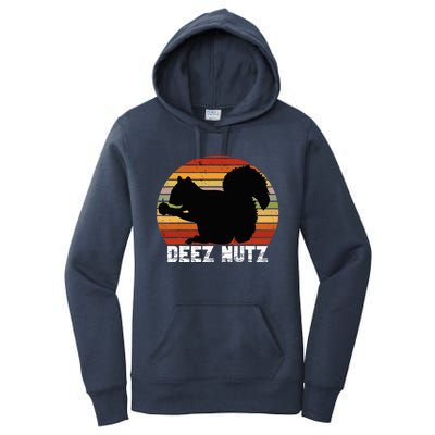 Deez Nutz Nutcracker Squirrel Gopher Chipmunk Women's Pullover Hoodie