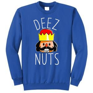 Deez Nuts Nutcracker Funny Christmas Nut Cracker Meme Sweatshirt