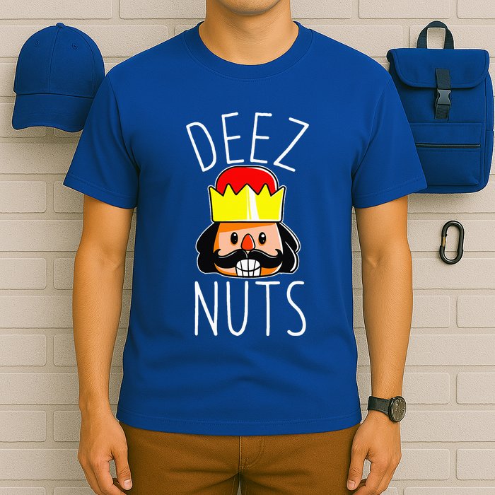 Deez Nuts Nutcracker Funny Christmas Nut Cracker Meme T-Shirt