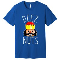 Deez Nuts Nutcracker Funny Christmas Nut Cracker Meme Premium T-Shirt