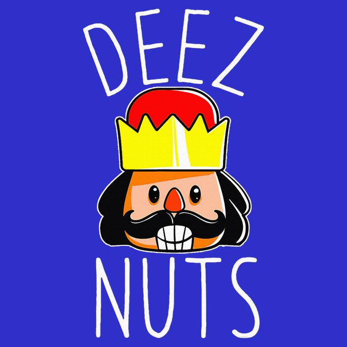 Deez Nuts Nutcracker Funny Christmas Nut Cracker Meme Premium T-Shirt