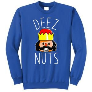 Deez Nuts Nutcracker Funny Christmas Nut Cracker Meme Tall Sweatshirt