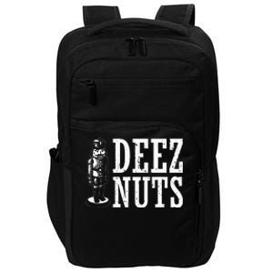 Deez Nuts Nutcracker Nut Christmas Funny Xmas Pajama Impact Tech Backpack