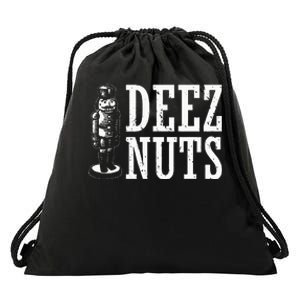 Deez Nuts Nutcracker Nut Christmas Funny Xmas Pajama Drawstring Bag