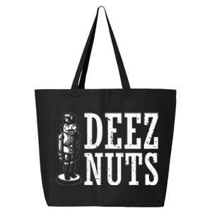 Deez Nuts Nutcracker Nut Christmas Funny Xmas Pajama 25L Jumbo Tote