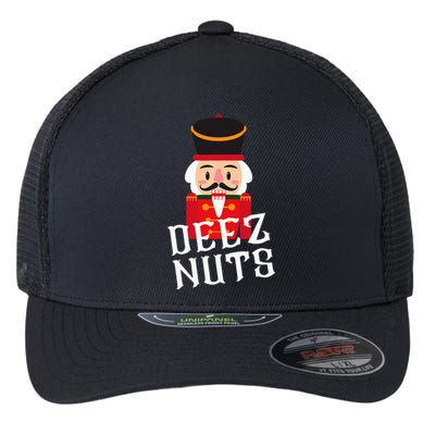 Deez Nuts Nutcracker Nut Wo Funny Christmas Pjs Flexfit Unipanel Trucker Cap